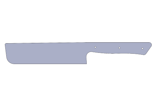 Nakiri ca. 16cm Klingenlänge
