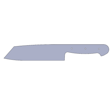Küchenmesser asiatisch ca. 17cm Klingenlänge