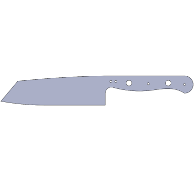 Küchenmesser asiatisch ca. 15cm Klingenlänge