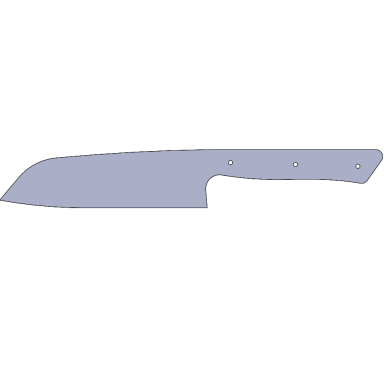 Küchenmesser asiatisch ca. 16cm Klingenlänge