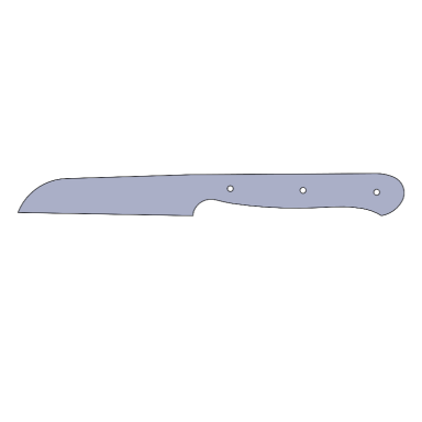 Gemüsemesser abgerundet ca. 9cm Klingenlänge